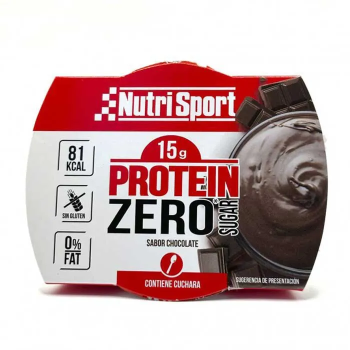 NutriSport Pudding Protein Zero Sugar Proteinpudding-box Schokolade 12 Einheiten, One size NutriSport Pudding Protein Zero Sugar Proteinpudding-box Schokolade 12 Einheiten, One size