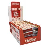 NutriSport Schachtel Mit 33% Proteinriegeln Gesalzenes Karamell 44g 24 Einheiten NutriSport Schachtel Mit 33% Proteinriegeln Gesalzenes Karamell 44g 24 Einheiten