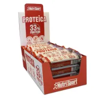NutriSport Schachtel Mit Proteinriegeln 33 % Protein Doppelte Schokolade 44g 24 Einheiten NutriSport Schachtel Mit Proteinriegeln 33 % Protein Doppelte Schokolade 44g 24 Einheiten