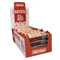 NutriSport Schachtel Mit Proteinriegeln 33 % Protein Schokoladenplätzchen 44g 24 Einheiten NutriSport Schachtel Mit Proteinriegeln 33 % Protein Schokoladenplätzchen 44g 24 Einheiten