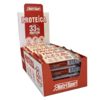 NutriSport Schachtel Mit Proteinriegeln 33 % Protein Vanille&kekse 44g 24 Einheiten NutriSport Schachtel Mit Proteinriegeln 33 % Protein Vanille&kekse 44g 24 Einheiten