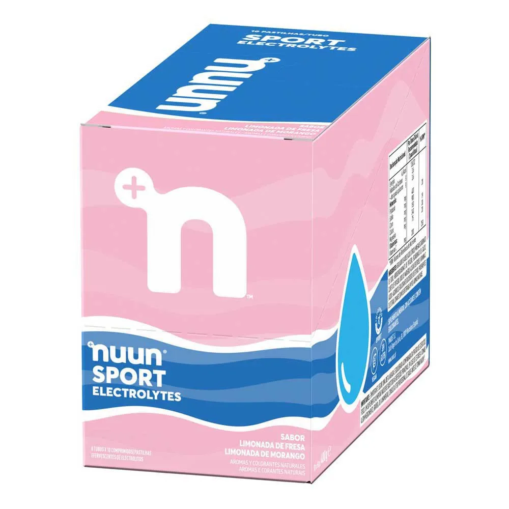Nuun Sport Effervescent Electrolyte Tablettenbox Erdbeerlimonade 8 Einheiten, One size Nuun Sport Effervescent Electrolyte Tablettenbox Erdbeerlimonade 8 Einheiten, One size