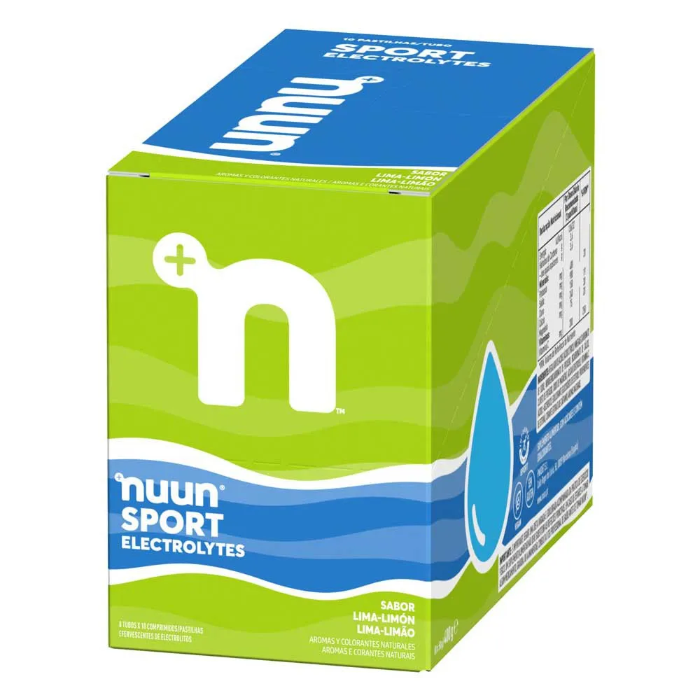 Nuun Sport Effervescent Electrolyte Tablettenbox Limette Und Zitrone 8 Einheiten, One size Nuun Sport Effervescent Electrolyte Tablettenbox Limette Und Zitrone 8 Einheiten, One size