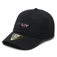 Oakley 6 Panel Stretch Metallic Kappe