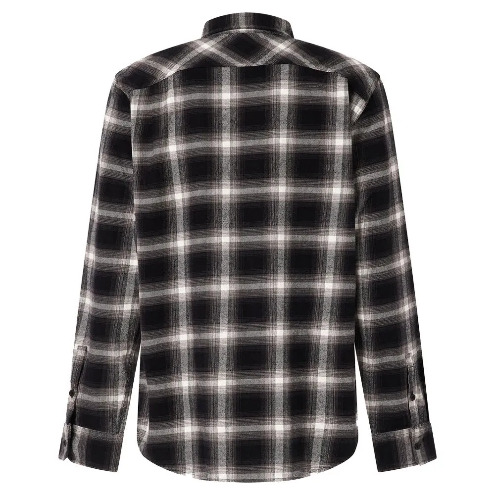 Oakley 90s Plaid Langarmhemd, Grey / black check Oakley 90s Plaid Langarmhemd, Grey / black check