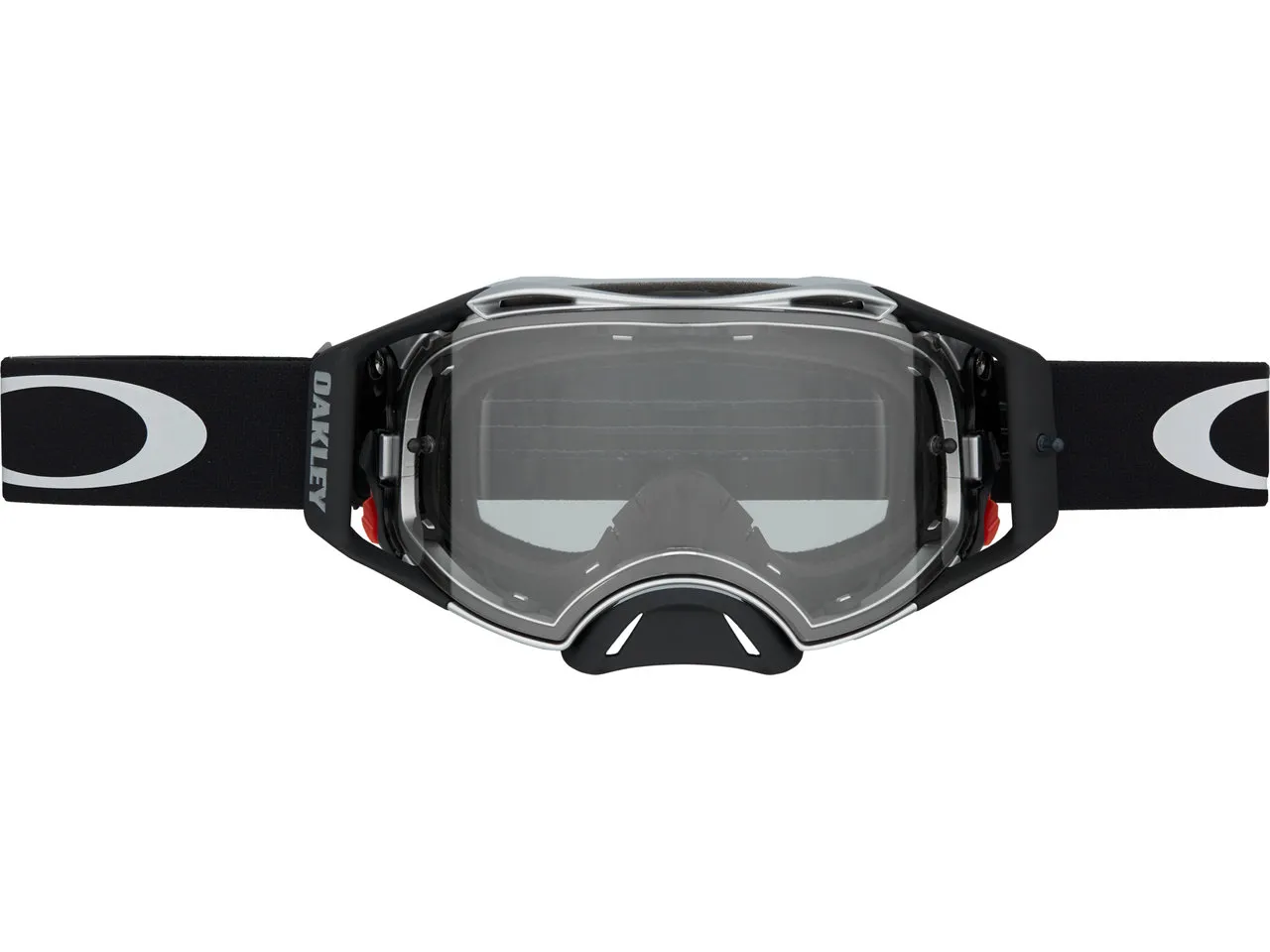 Oakley Airbrake MX Goggle, Tuff blocks black-gunmetal, Clear Oakley Airbrake MX Goggle, Tuff blocks black-gunmetal, Clear