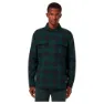 Hunter green / black check