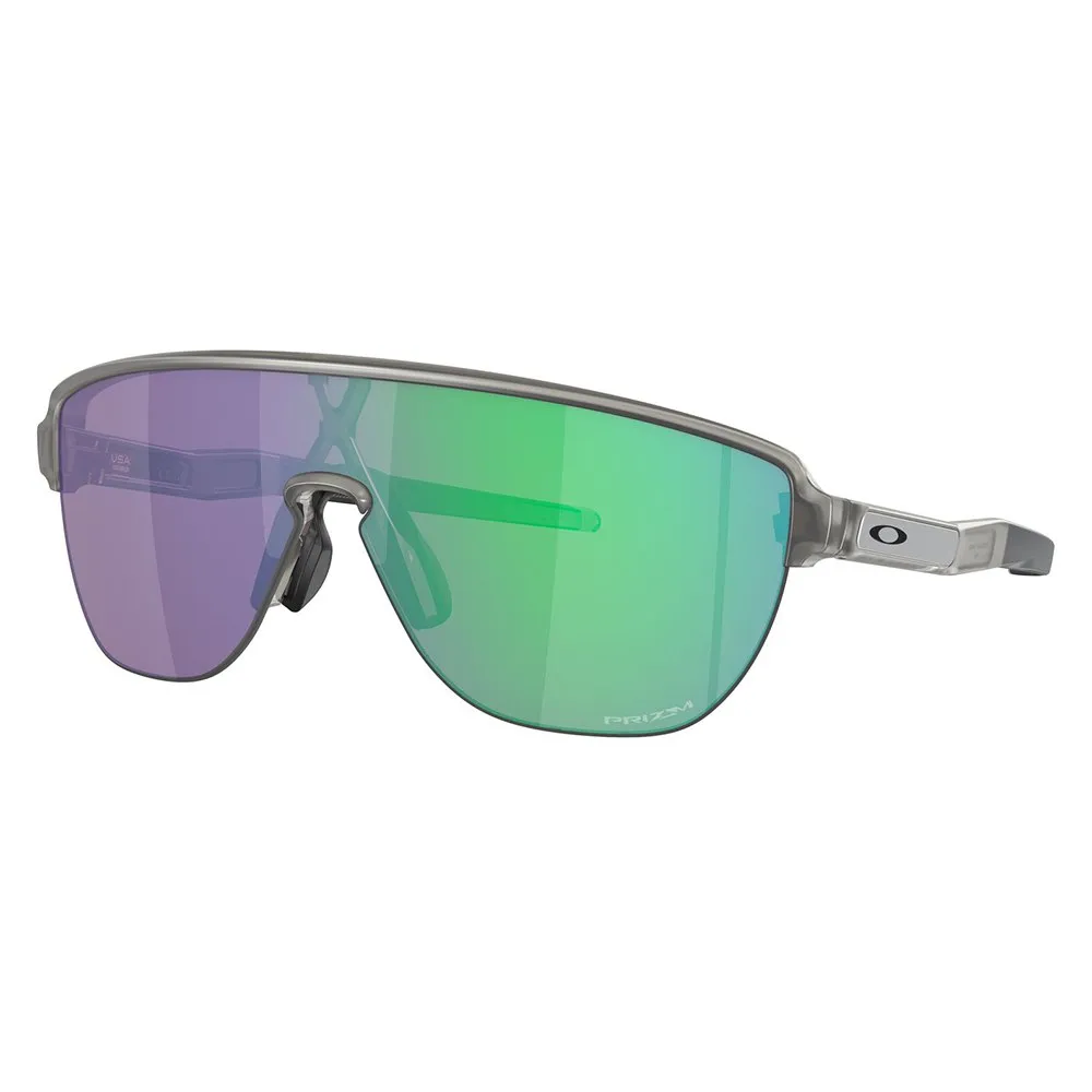 Oakley Corridor Sonnenbrille unisex, Matte grey ink, Prizm Jade/CAT3