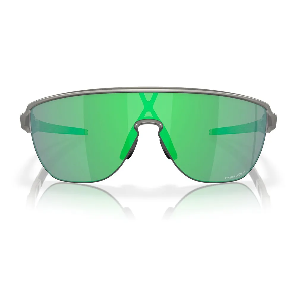 Oakley Corridor Sonnenbrille unisex, Matte grey ink, Prizm Jade/CAT3
