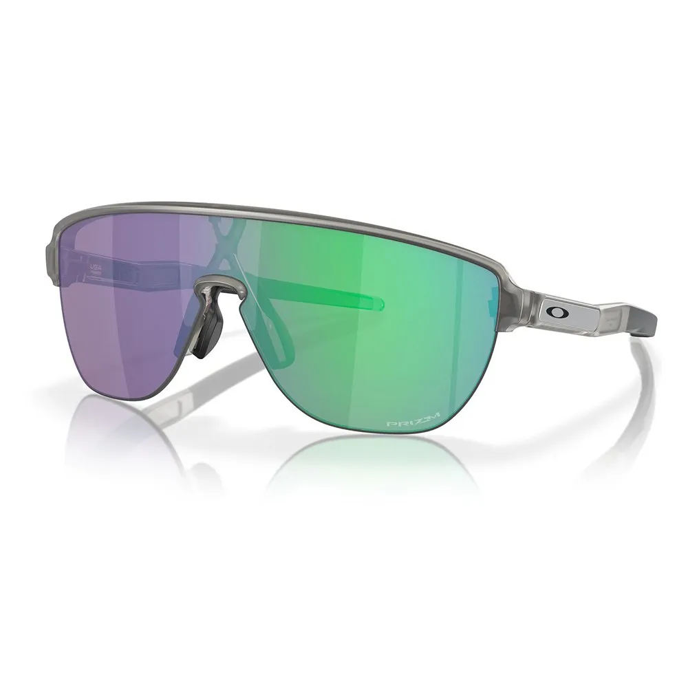 Oakley Corridor Sonnenbrille unisex, Matte grey ink, Prizm Jade/CAT3