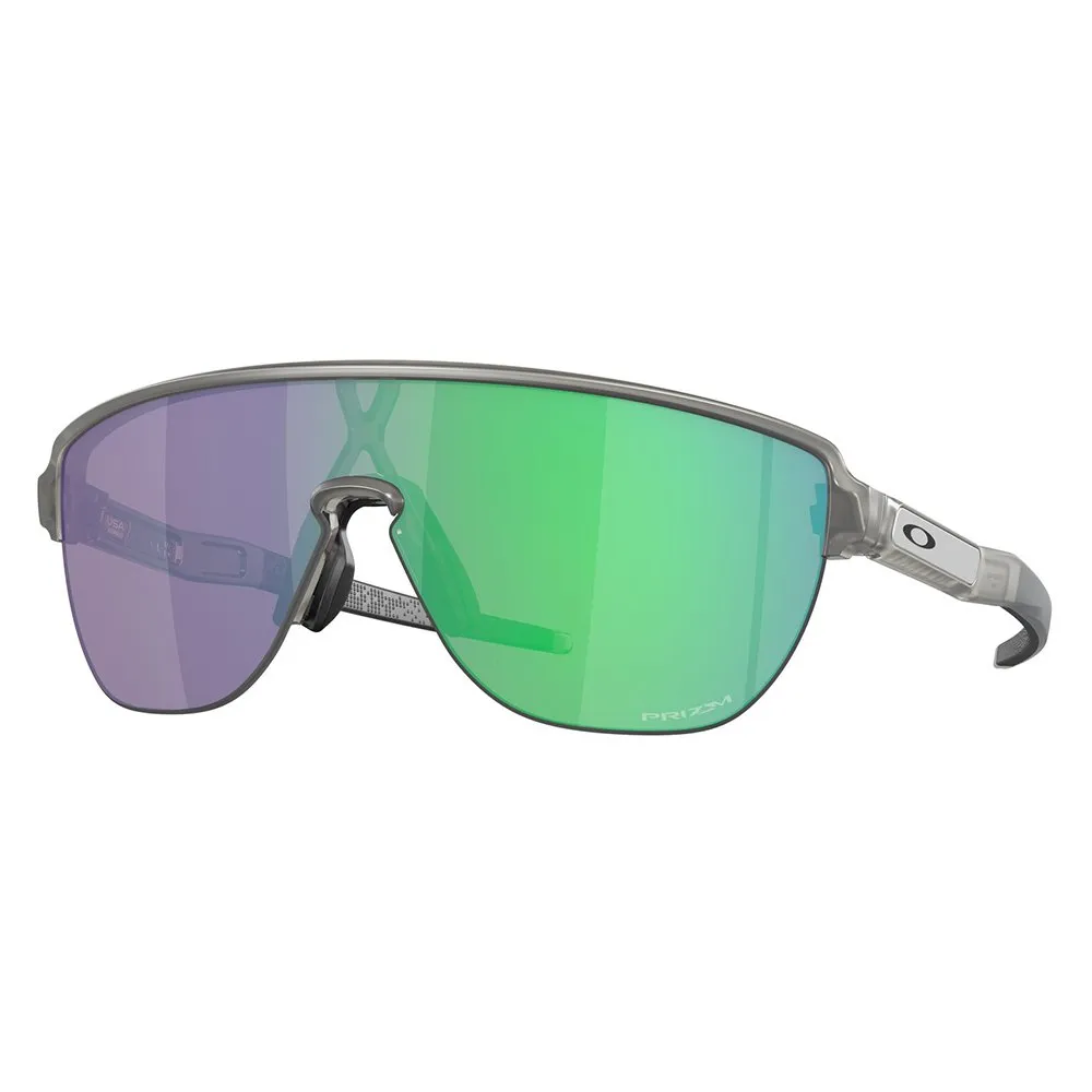 Oakley Corridor Sonnenbrille unisex, Matte grey ink, Prizm Jade/CAT3