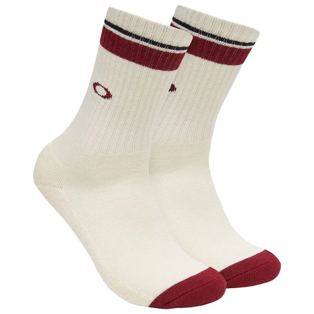 Oakley Essential Socken 3 Paare male, Arctic white