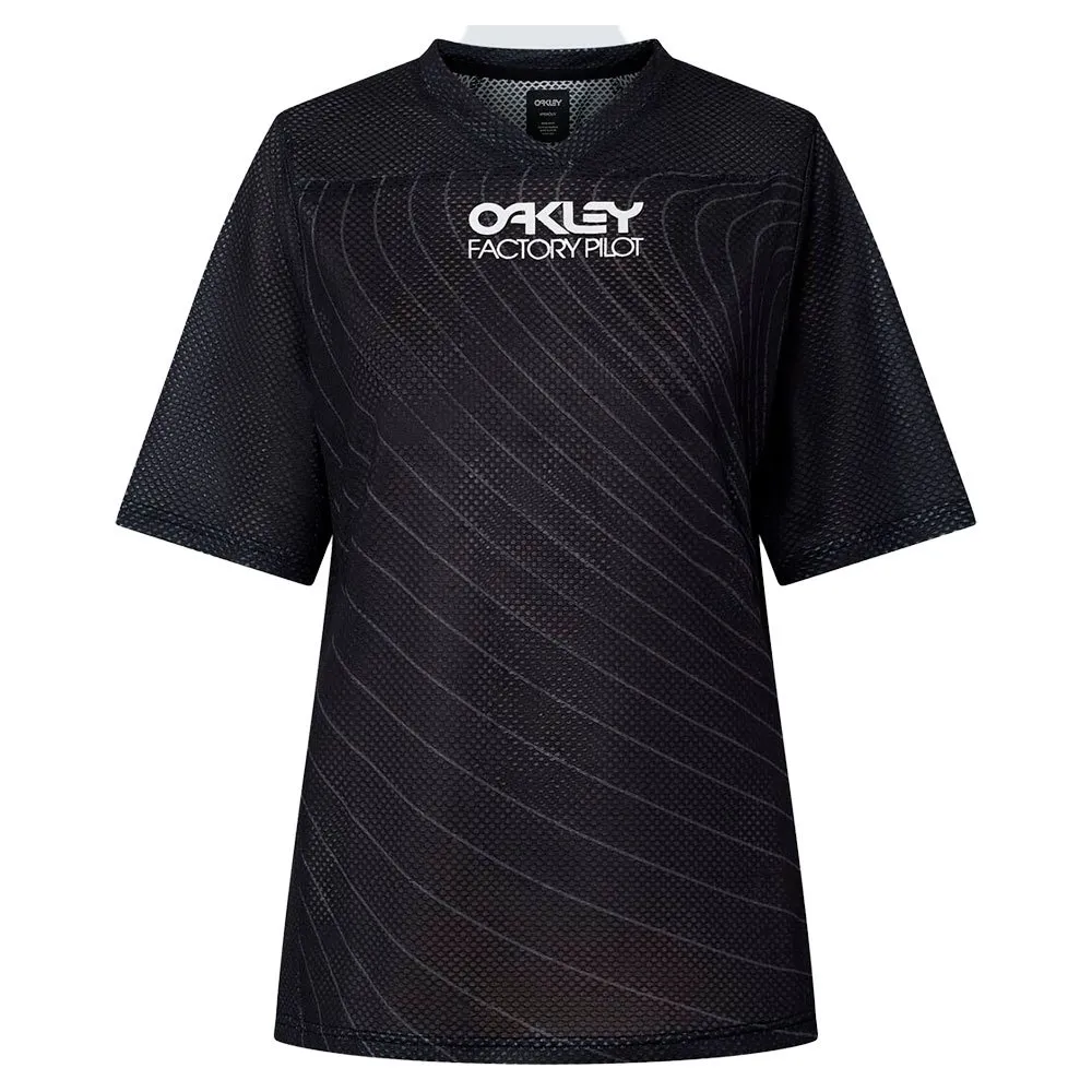 Oakley Factory Pilot Rc Kurzarm Enduro Trikot, Blackout