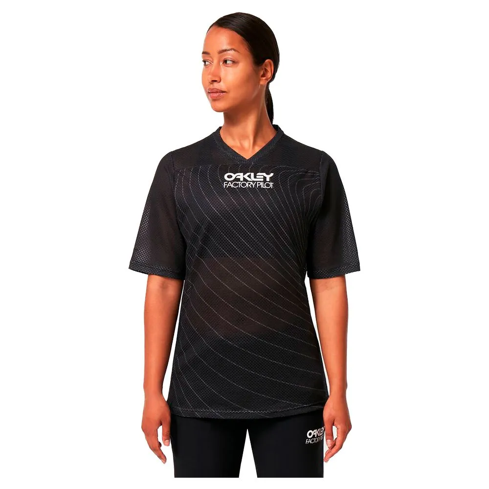 Oakley Factory Pilot Rc Kurzarm Enduro Trikot, Blackout