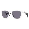 Oakley Frogskins Hybrid Sonnenbrille unisex, Matte white, Prizm Grey/CAT3