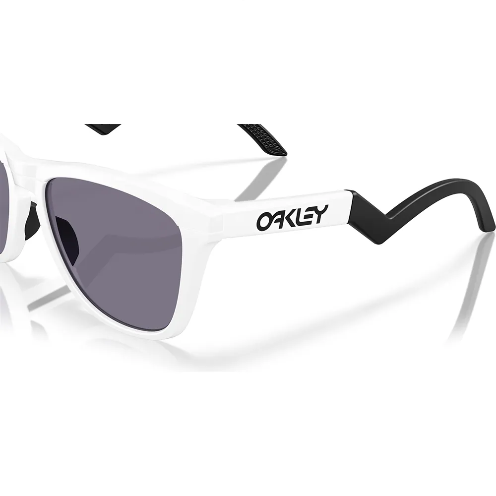 Oakley Frogskins Hybrid Sonnenbrille unisex, Matte white, Prizm Grey/CAT3