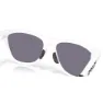 Oakley Frogskins Hybrid Sonnenbrille unisex, Matte white, Prizm Grey/CAT3