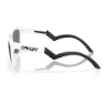 Oakley Frogskins Hybrid Sonnenbrille unisex, Matte white, Prizm Grey/CAT3