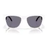 Oakley Frogskins Hybrid Sonnenbrille unisex, Matte white, Prizm Grey/CAT3