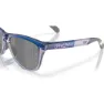 Oakley Frogskins Range Sonnenbrille unisex, Matte trans blue, Prizm Black/CAT3