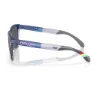 Oakley Frogskins Range Sonnenbrille unisex, Matte trans blue, Prizm Black/CAT3