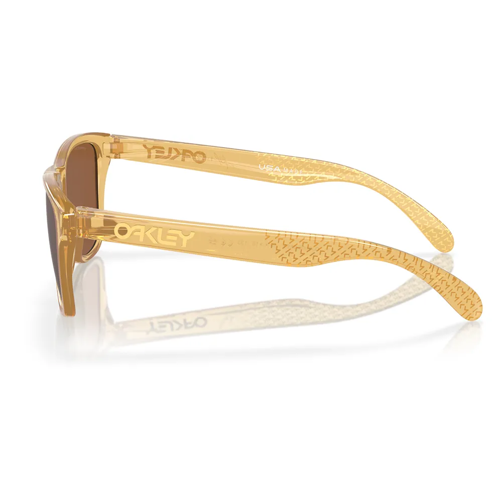 Oakley Frogskins Xs Killian Mbappe Prizm Sonnenbrillen Für Kinder, Km light curry, Prizm Tungsten/CAT3 Oakley Frogskins Xs Killian Mbappe Prizm Sonnenbrillen Für Kinder, Km light curry, Prizm Tungsten/CAT3