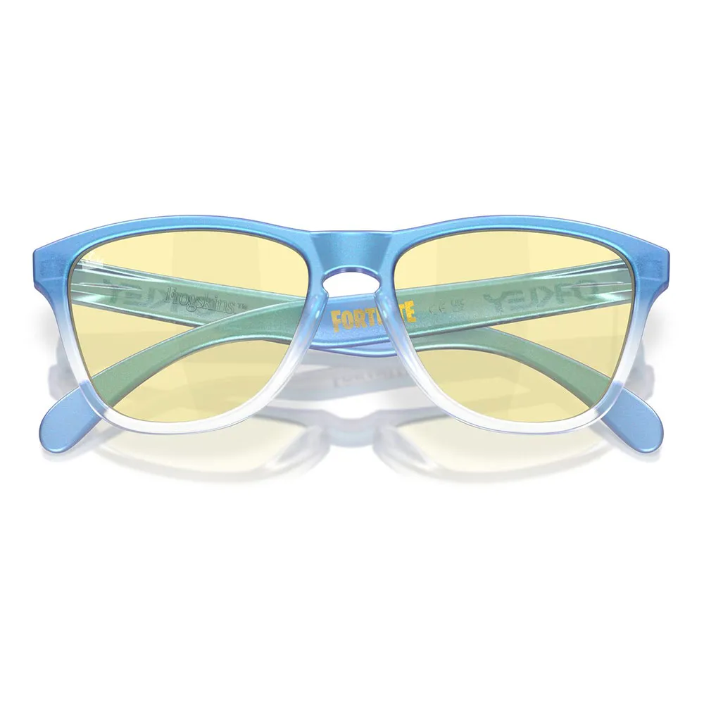 Oakley Frogskins Xs Sonnenbrille, Mtt cyn/blu/clr shft fade, Prizm Gaming/CAT0 Oakley Frogskins Xs Sonnenbrille, Mtt cyn/blu/clr shft fade, Prizm Gaming/CAT0