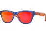 Oakley Frogskins XXS Kinderbrille, Crystal blue, prizm ruby