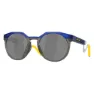 Oakley Hstn Metal Sonnenbrille unisex, Trans crystal blue, Prizm Black/CAT3