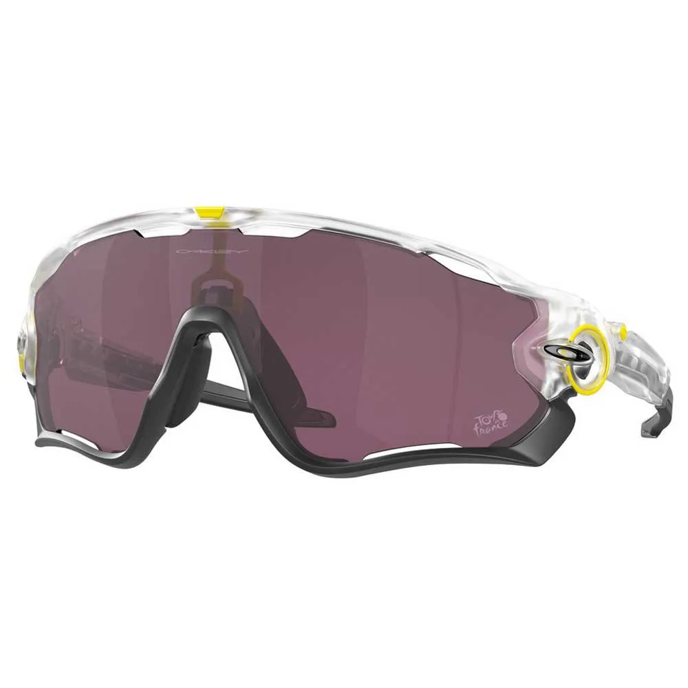 Oakley Jawbreaker Prizm Sonnenbrille, Matte clear, Prizm Road Black/CAT3 Oakley Jawbreaker Prizm Sonnenbrille, Matte clear, Prizm Road Black/CAT3