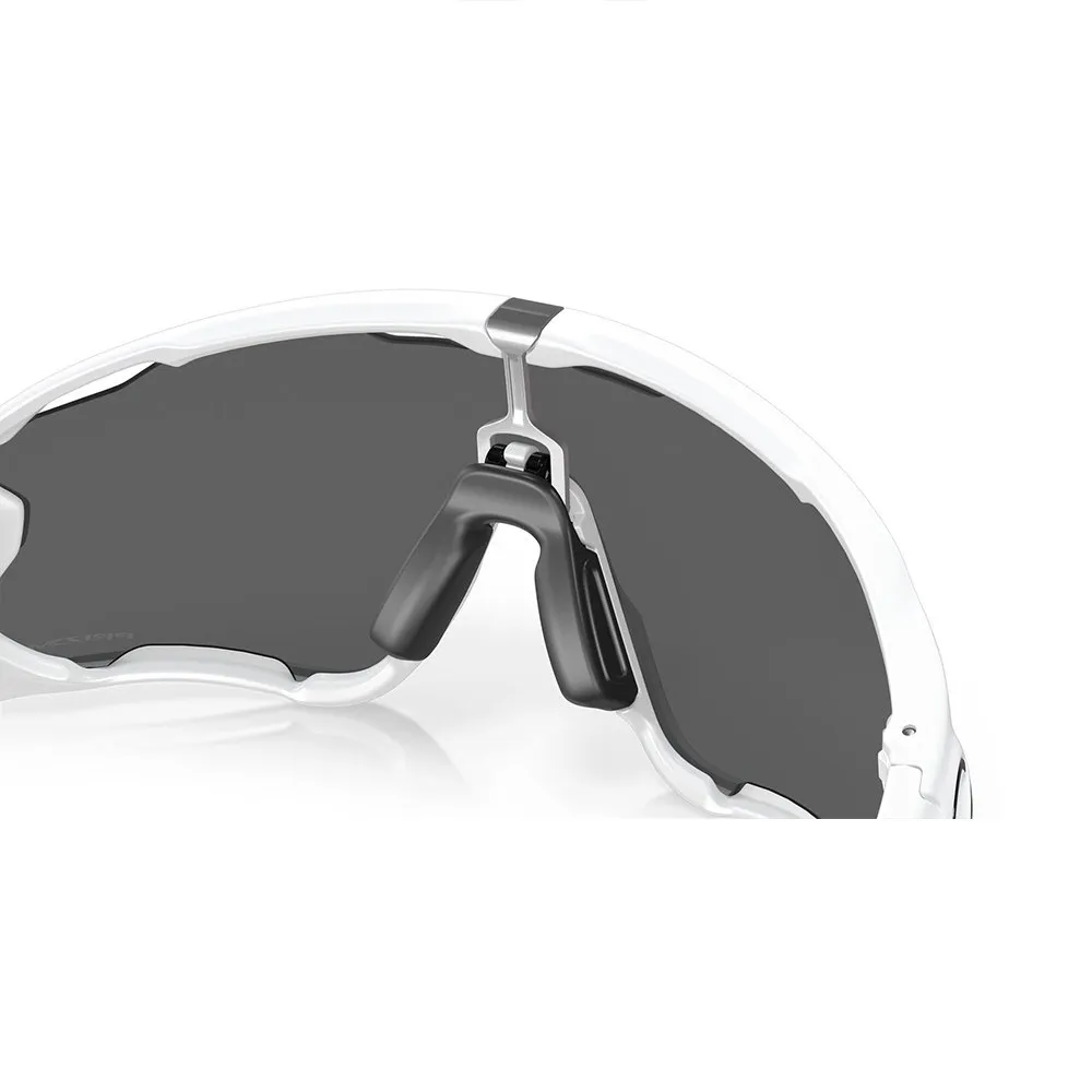 Oakley Jawbreaker Wgl Sonnenbrille, Matte white, Prizm Black/CAT3