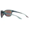 Oakley Pasque Prizm Polarisierte Sonnenbrille, Crystal black, Prizm Polarized Sapphire/CAT3