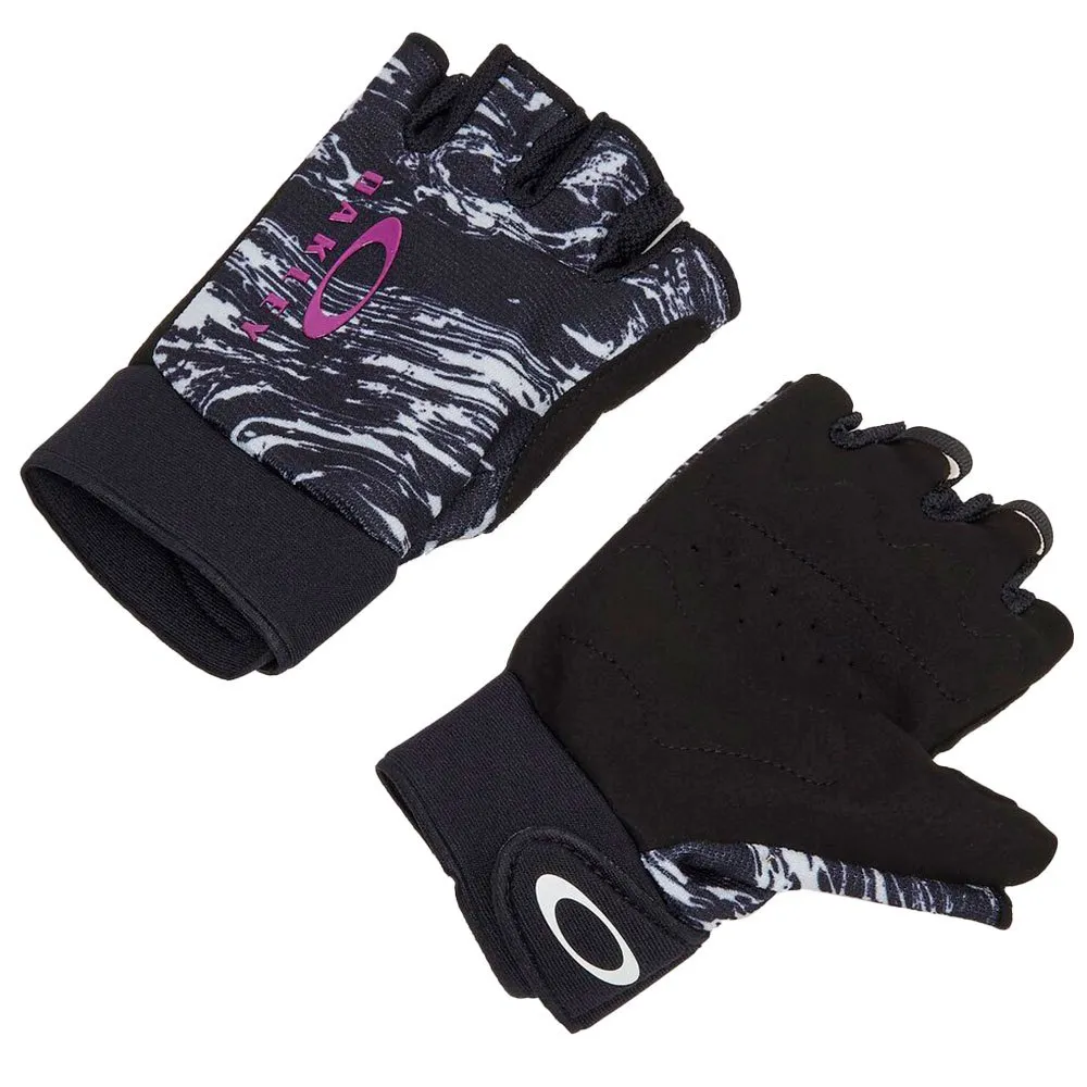 Oakley Seeker Kurze Handschuhe, Duality swirl grey / black Oakley Seeker Kurze Handschuhe, Duality swirl grey / black