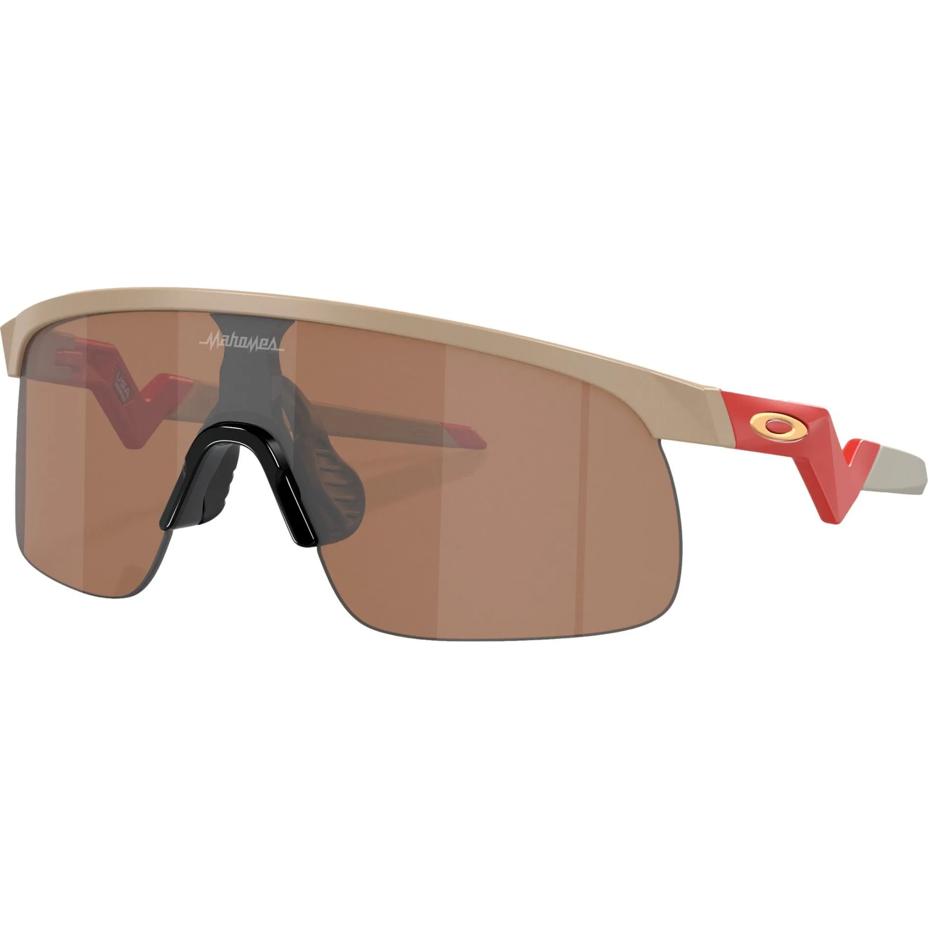 Oakley Sonnenbrille Resistor (Youth Fit) Patrick Mahomes II Unisex, rot, L