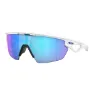 Matte weiß prizm saphire polarized