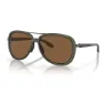 Oakley Split Time Sonnenbrille, Matte olive ink, Prizm Bronze/CAT3