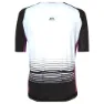 Oakley Sublimated Icon 2.0 Kurzarm-radtrikot, White / purple stripes