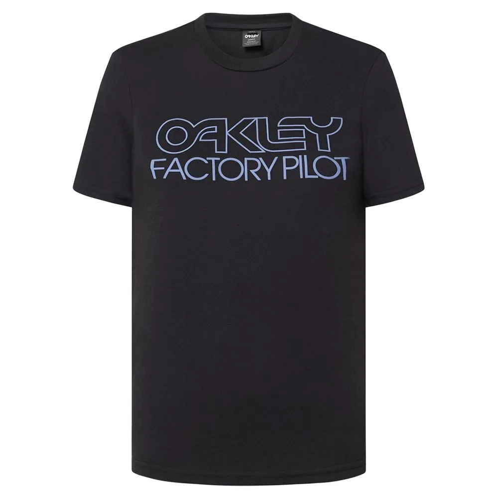 Oakley Wmns Factory Pilot Kurzarm-t-shirt, Blackout