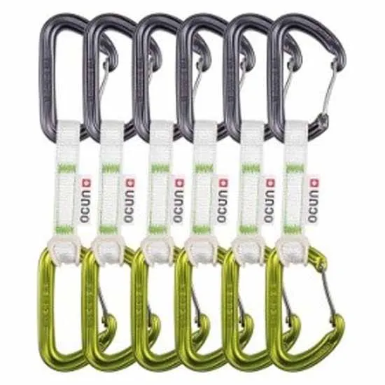 Ocun Hawk Qd Wire Bio 15 Mm 10 Cm 6 Units Expressschlinge Ocun Hawk Qd Wire Bio 15 Mm 10 Cm 6 Units Expressschlinge