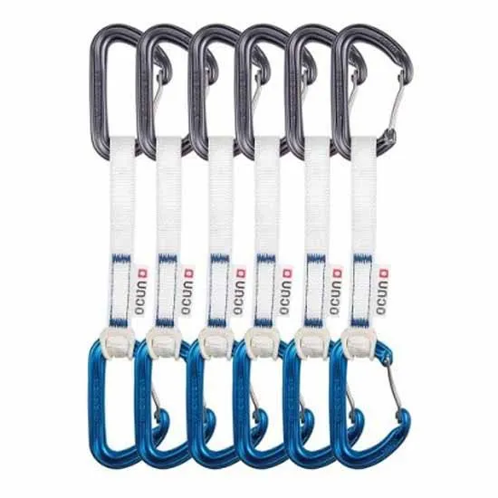 Ocun Hawk Qd Wire Bio 15 Mm 15 Cm 6 Units Expressschlinge, Blue, One Size Ocun Hawk Qd Wire Bio 15 Mm 15 Cm 6 Units Expressschlinge, Blue, One Size