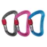Ocun Raven Screw Karabinerhaken 3 Einheiten, Red. blue. green, One Size