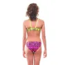 Odeclas Fluor Naia Teen Bikini male, Pink / yellow, 8Y