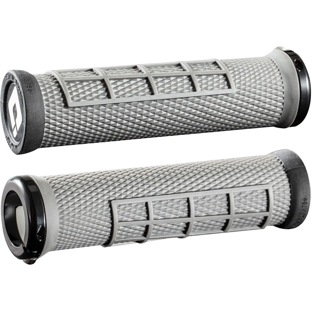 ODI Elite Flow Lockon Griffe, Grey, 130 / 130mm ODI Elite Flow Lockon Griffe, Grey, 130 / 130mm
