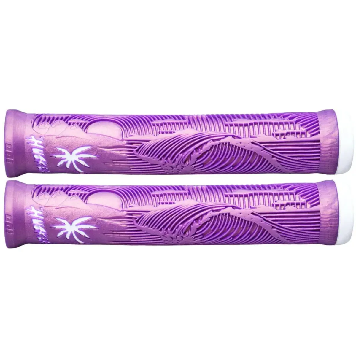 ODI Fahrradgriffe Hucker Flangeless Unisex, lila, 160mm