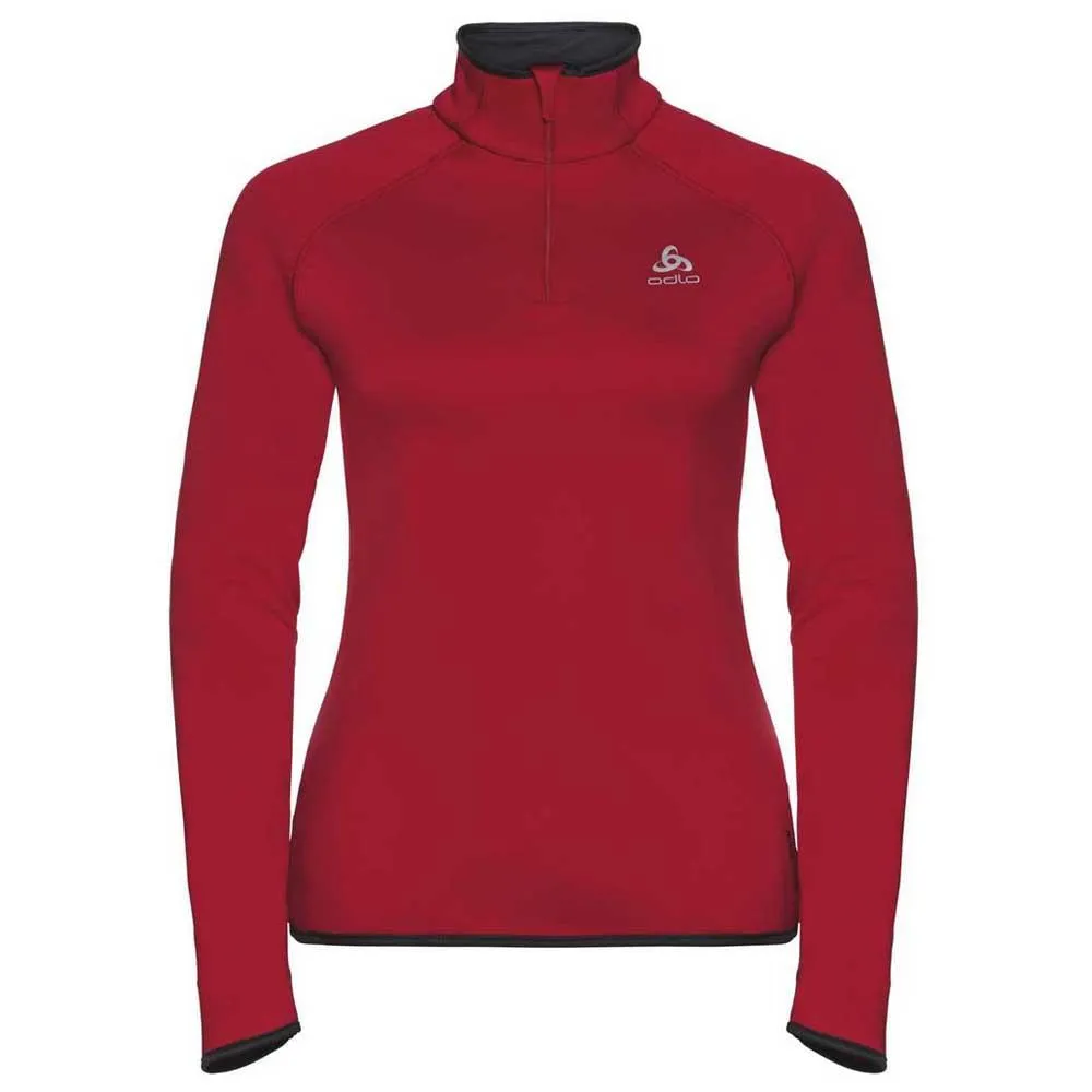 Odlo 1/2 Zip Carve Langarm-baselayer, Formula one