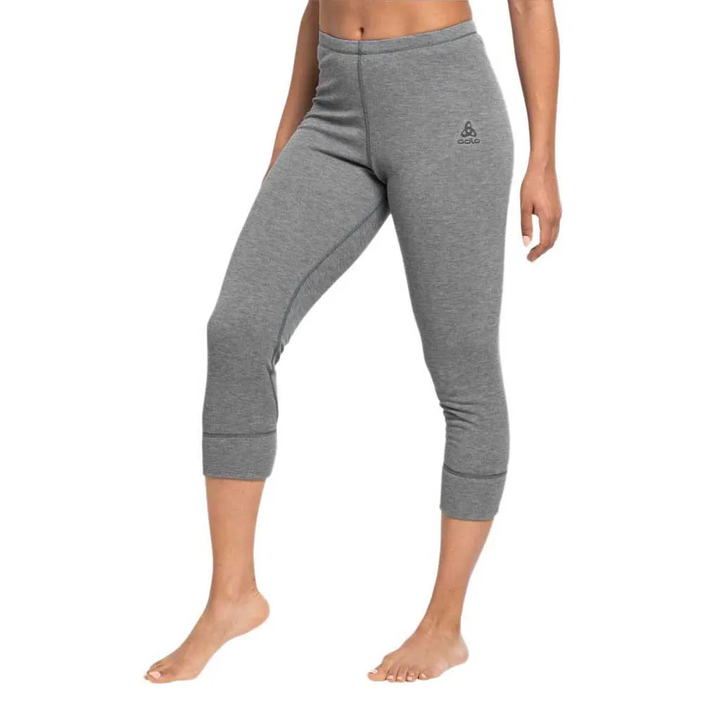 Odlo Active Warm Eco 3/4 Baselayer-hose, Odlo steel grey melange Odlo Active Warm Eco 3/4 Baselayer-hose, Odlo steel grey melange
