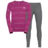 Odlo steel grey melange / festival fuchsia