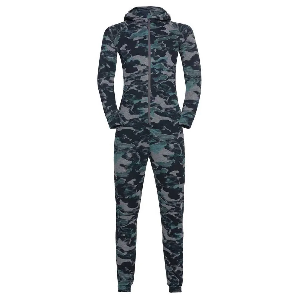 Odlo Active Warm Eco Funktionsunterwäsche-set, Steel grey melange / jaded, 24MON Odlo Active Warm Eco Funktionsunterwäsche-set, Steel grey melange / jaded, 24MON