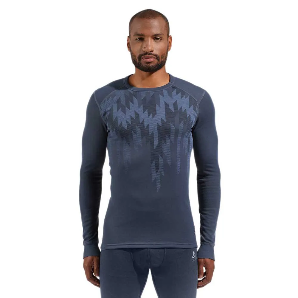 Odlo Active Warm Eco Gra Langarm-baselayer