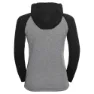 Odlo Active Warm Eco Kapuzenpullover, Black / steel grey melange, 8Y